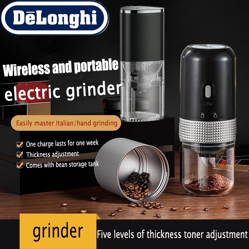 De'Longhi Original (Ten Year Warranty) Electric Coffee Bean Grinder USB TypeC Coffee Bean