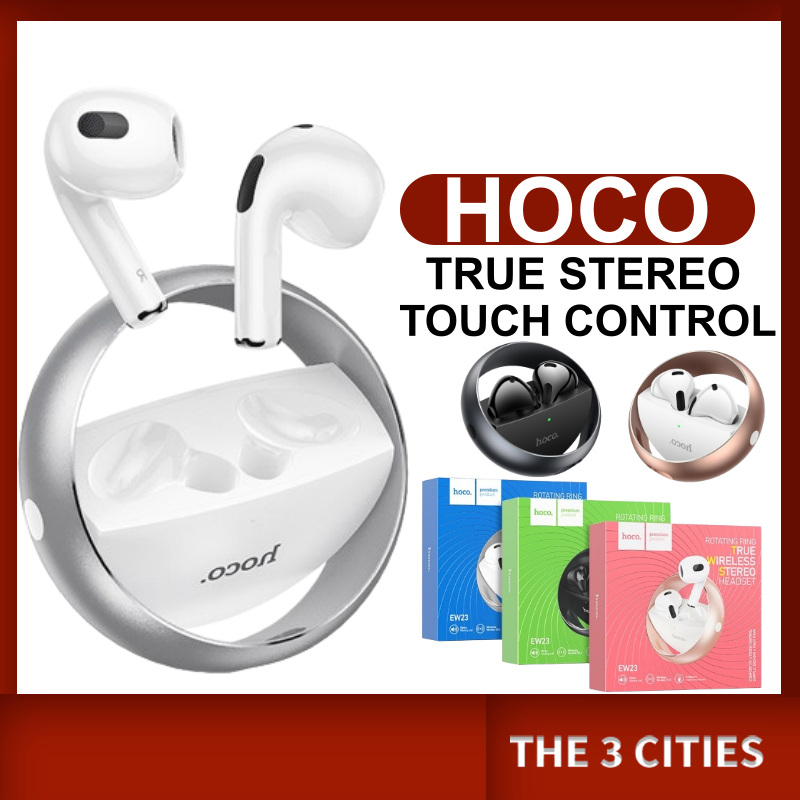 [Ready Stock] HOCO EW23 Silv Bluetooth 5.3 Earphone Original New Design ...