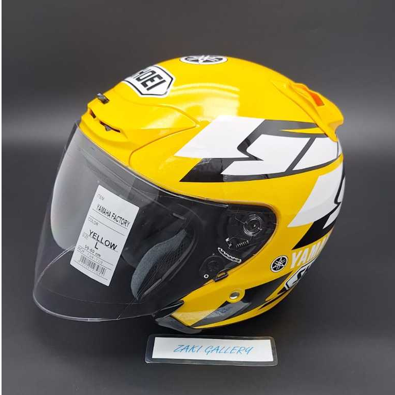 SHOEI J-FORCE 2/JF2 HELMET FACTORY RED/YELLOW/BLUE/SILVER TANDUK