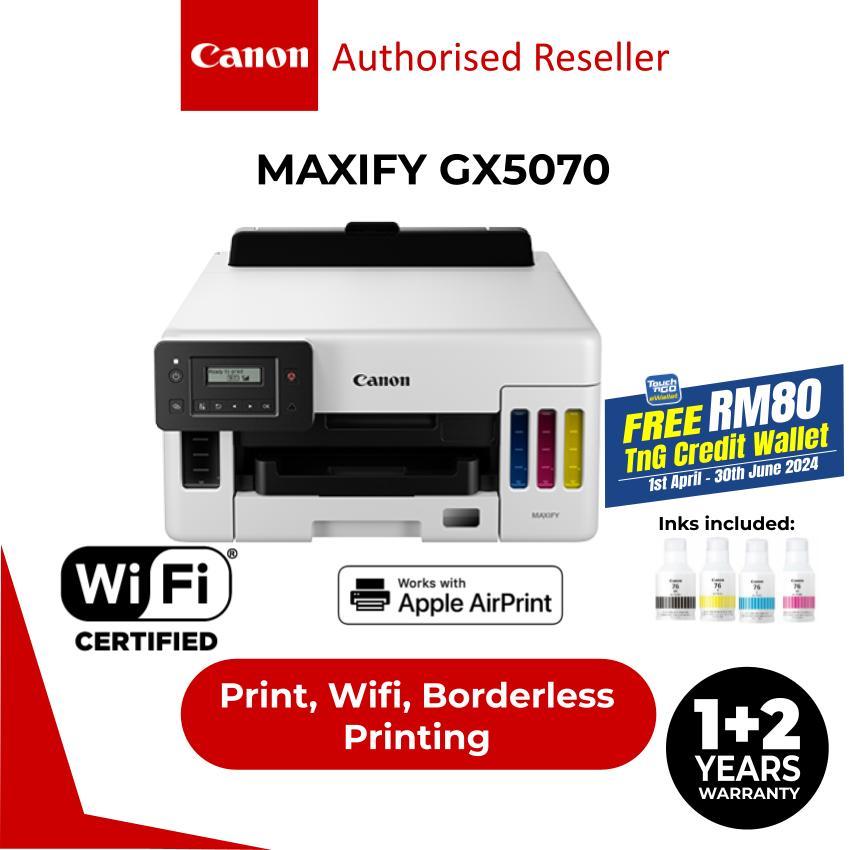 Canon Maxify GX5070 Refillable Wireless Ink Tank Business Printer