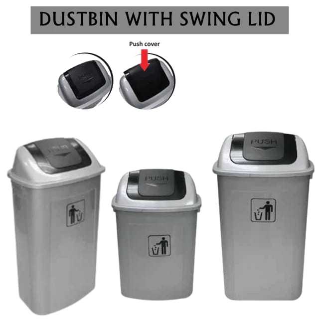 Swing Dustbin / Recycle Dustbin / Waste Bin / Flip Top Bin / Tong ...