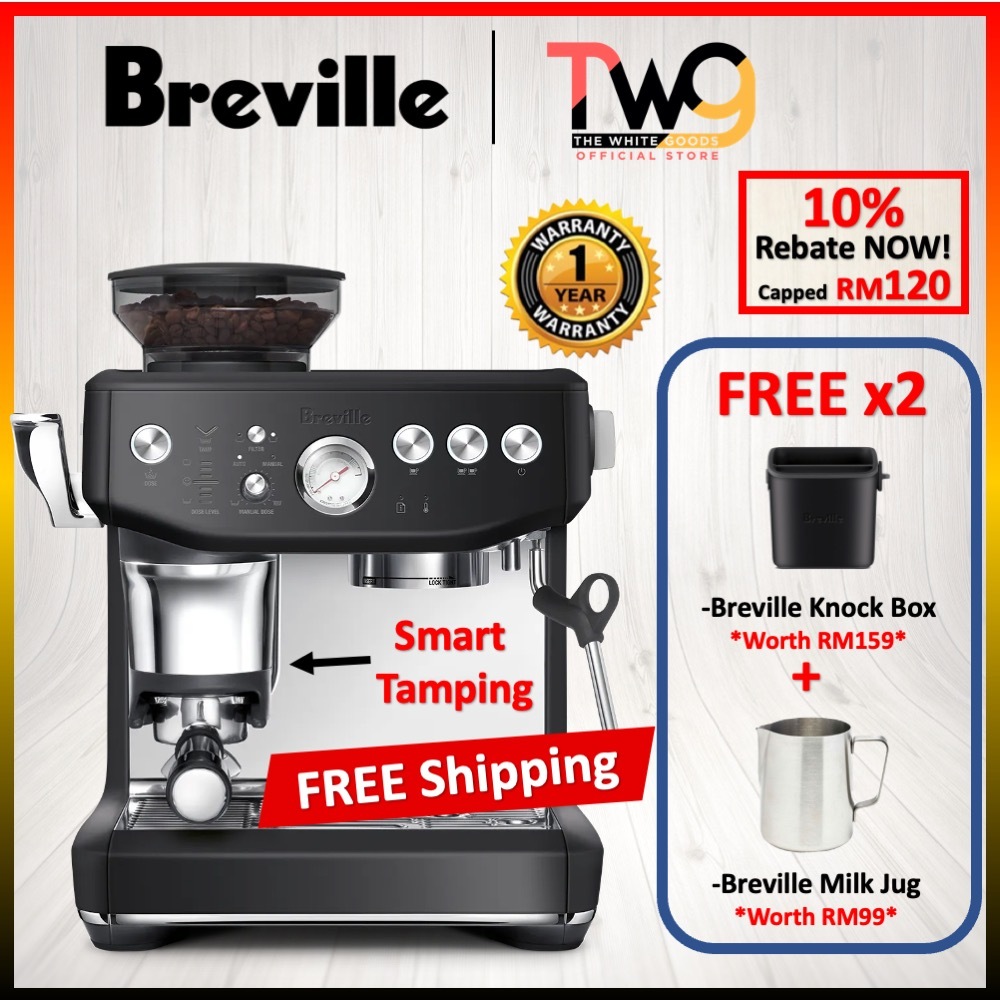 A375-6 Breville BES876 エスプレッソマシン　220V〜 BREVILLE THE BARISTA EXPRESS™ IMPRESS BES876 – italcaffe