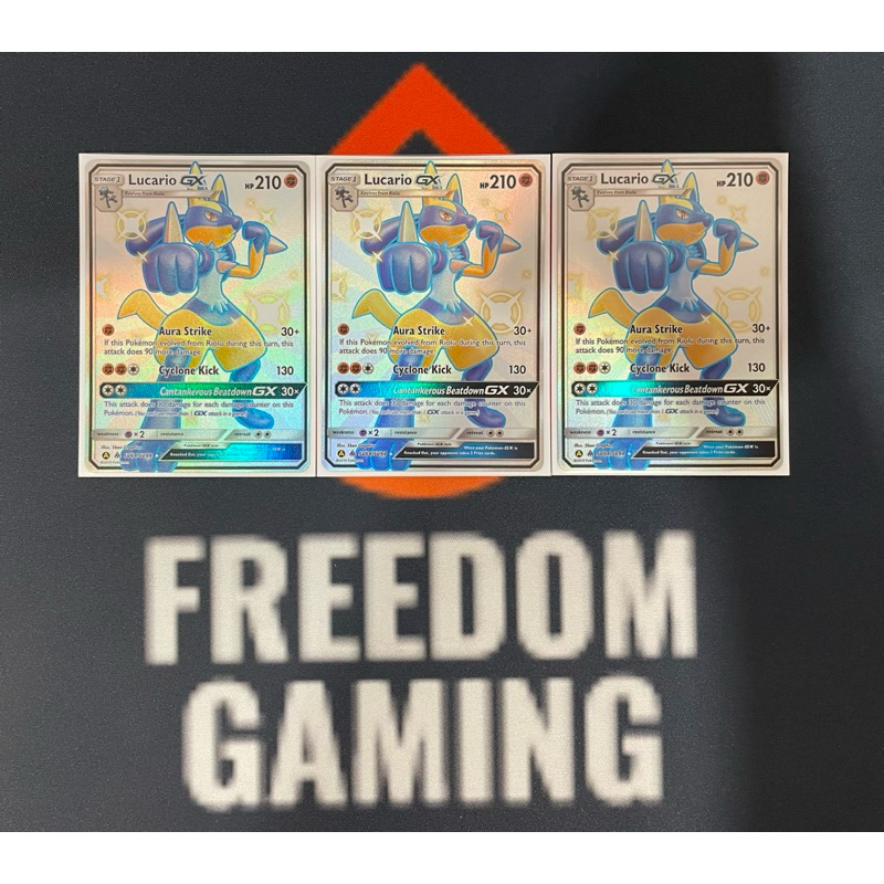 Pokemon Tcg Hidden Fates Lucario Gx Full Art Shiny Shopee Malaysia