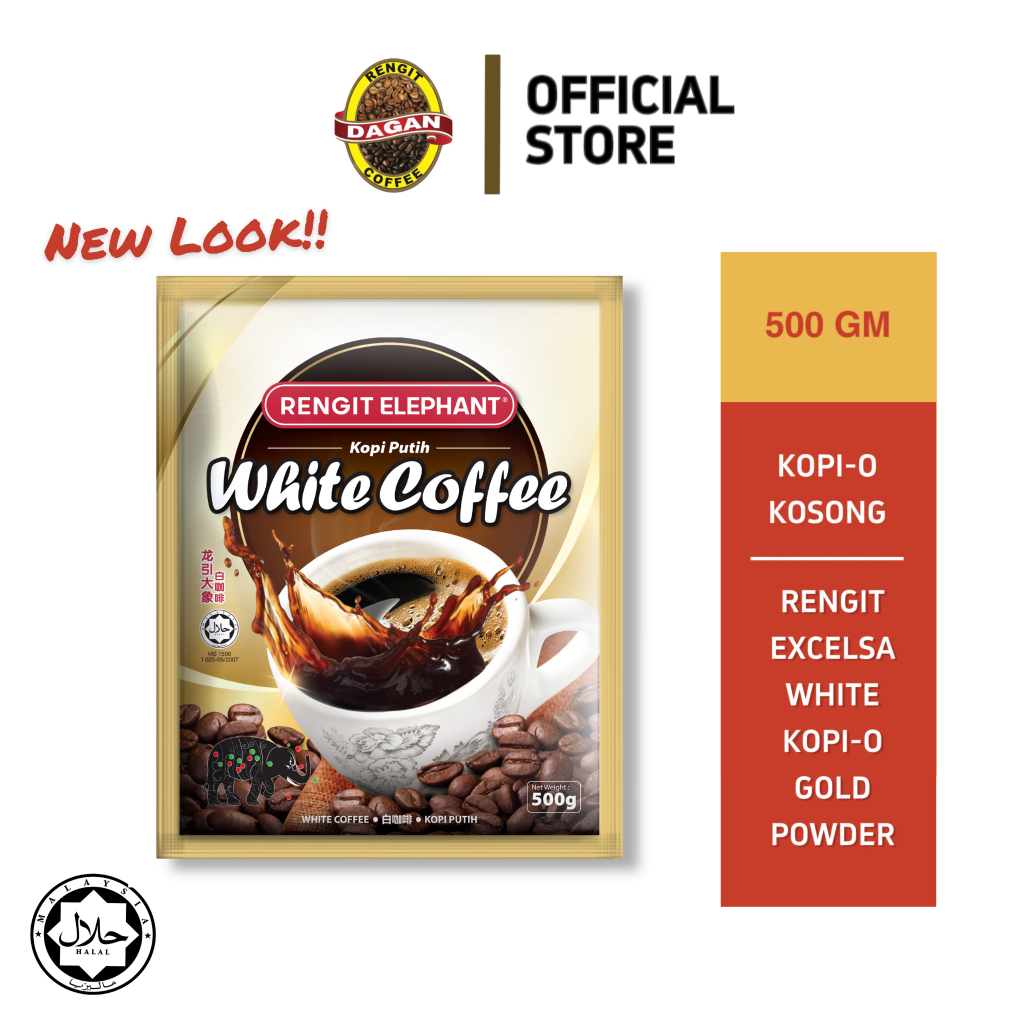 Rengit Excelsa White Coffee Powder Gold [HALAL] 500g | Shopee Malaysia
