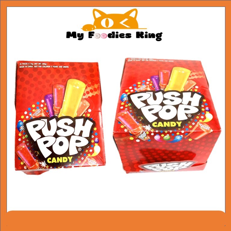 14g x 20pcs value box Push Pop Candy Assorted Flavor [My foodies King ...