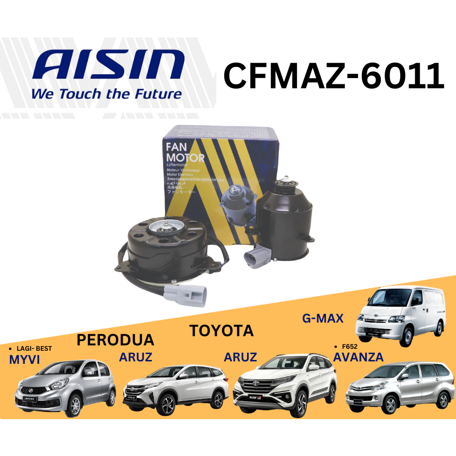 Aisin Radiator Cooling Fan Motor CFMAZ-6011 Toyota Avanza 1.5 F652 2012 ...