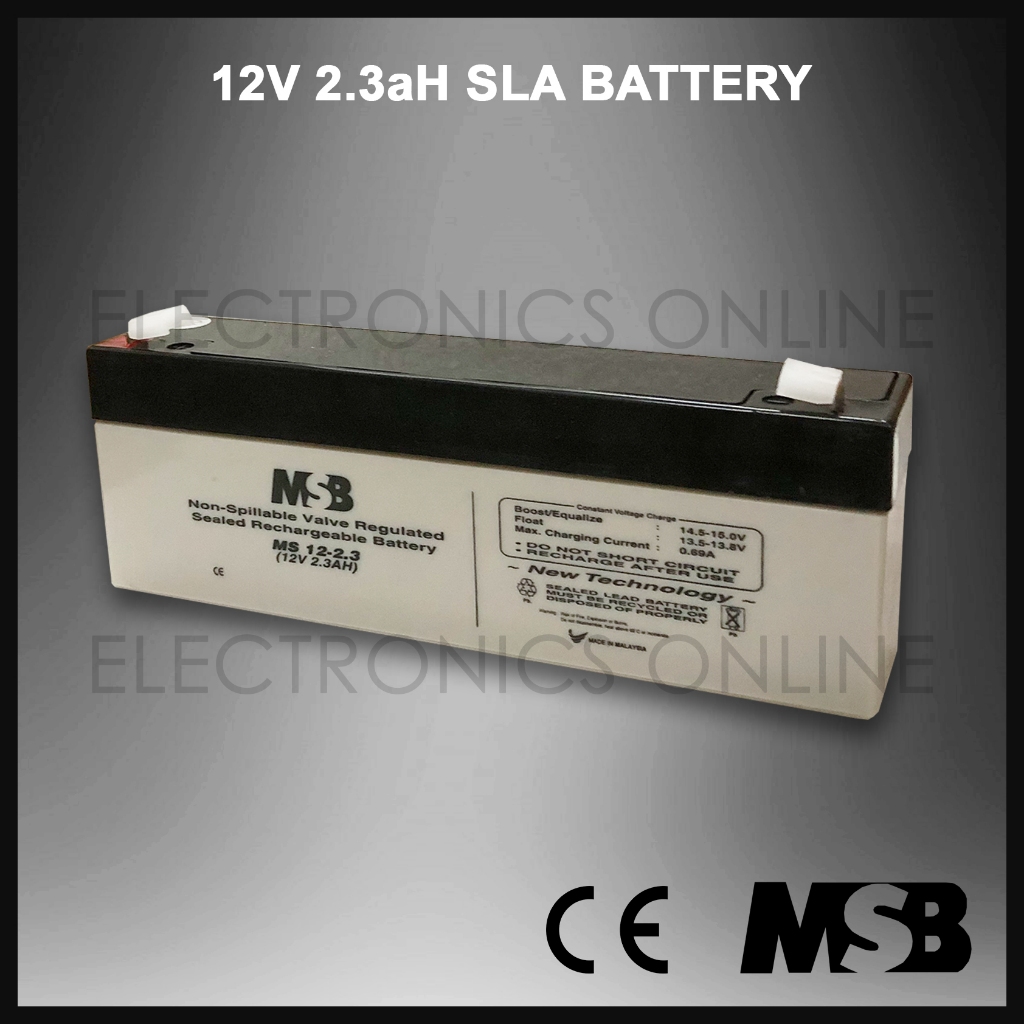 MSB 12V 2.3AH GP 12V 7AH Rechargeable Sealed Lead Acid Battery Suitable ...