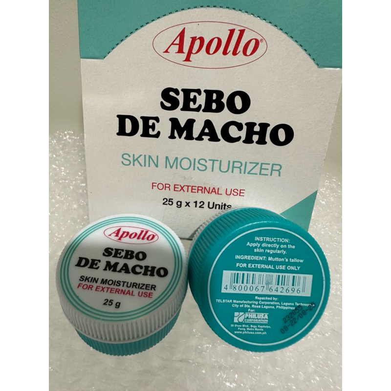 Apollo Sebo De Macho Skin Moisturiser Shopee Malaysia