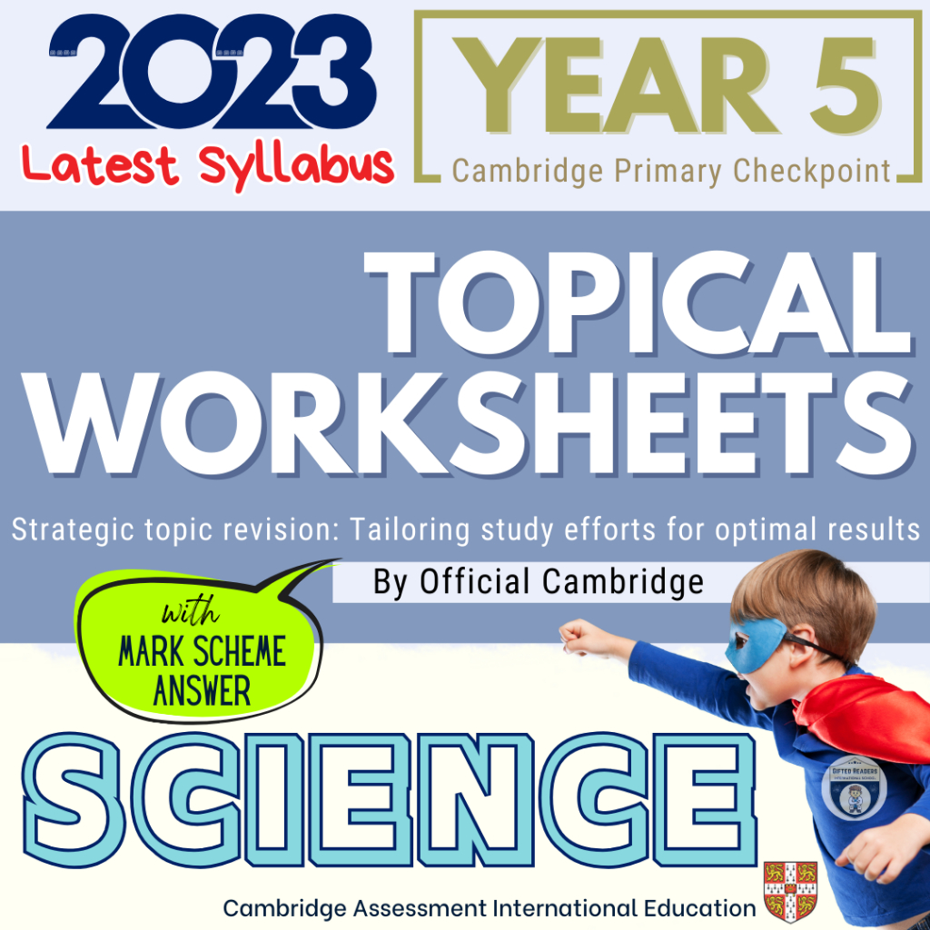 11 new cambridge primary checkpoint year 5 science topical worksheet