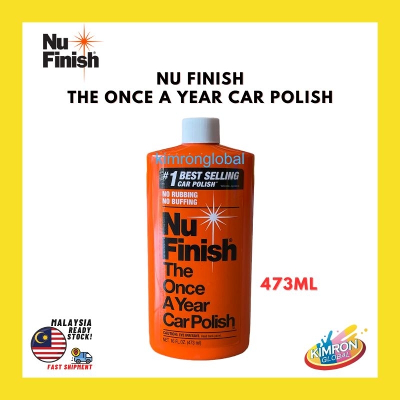 Nu Finish The Once A Year Car Polish / 473ml / Made in USA / Polishing / Car Polish / Wax