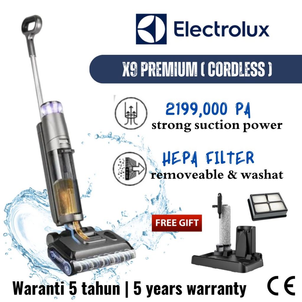 Electrolux Smart Cordless Wet & Dry Vacuum Cleaner X9 PRO /X7 ULTRA