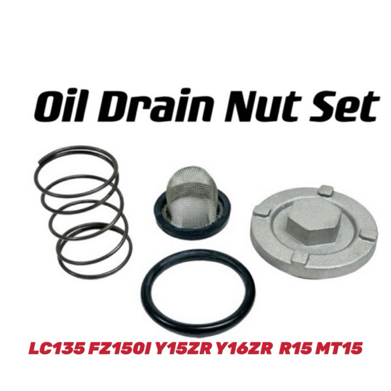 YAMAHA LC135 FZ150I Y15ZR Y16ZR R15 MT15 DRAIN PLUG FULL SET / ENGINE
