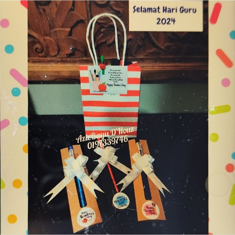 Ready Stock Set Hadiah Hari Guru Pen In Tube Teachers Day Gift Hadiah