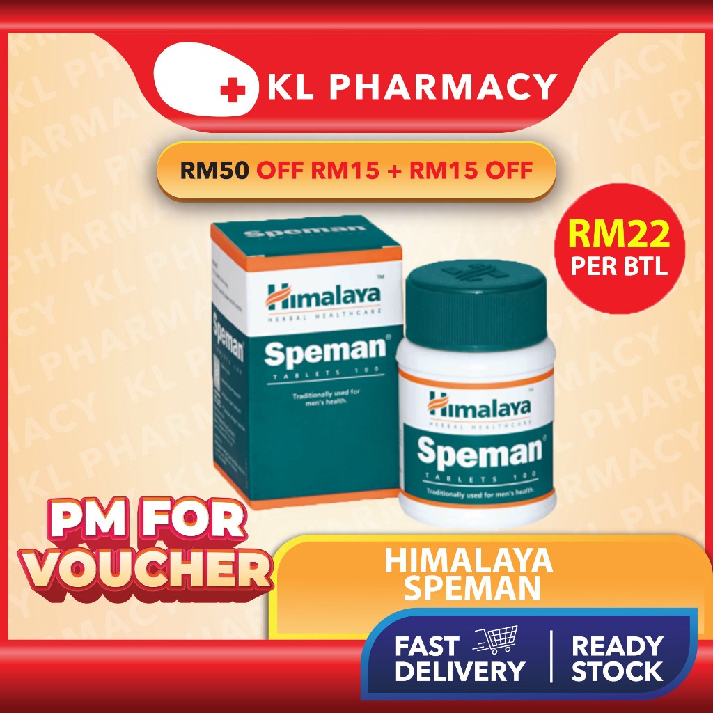 [100% original!! FAST SHIPPING]HIMALAYA SPEMAN 100 TABLETS | Shopee ...