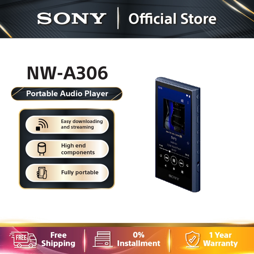 nw-a306 （実機レビュー 開梱、初期設定＞ウォークマン「NW