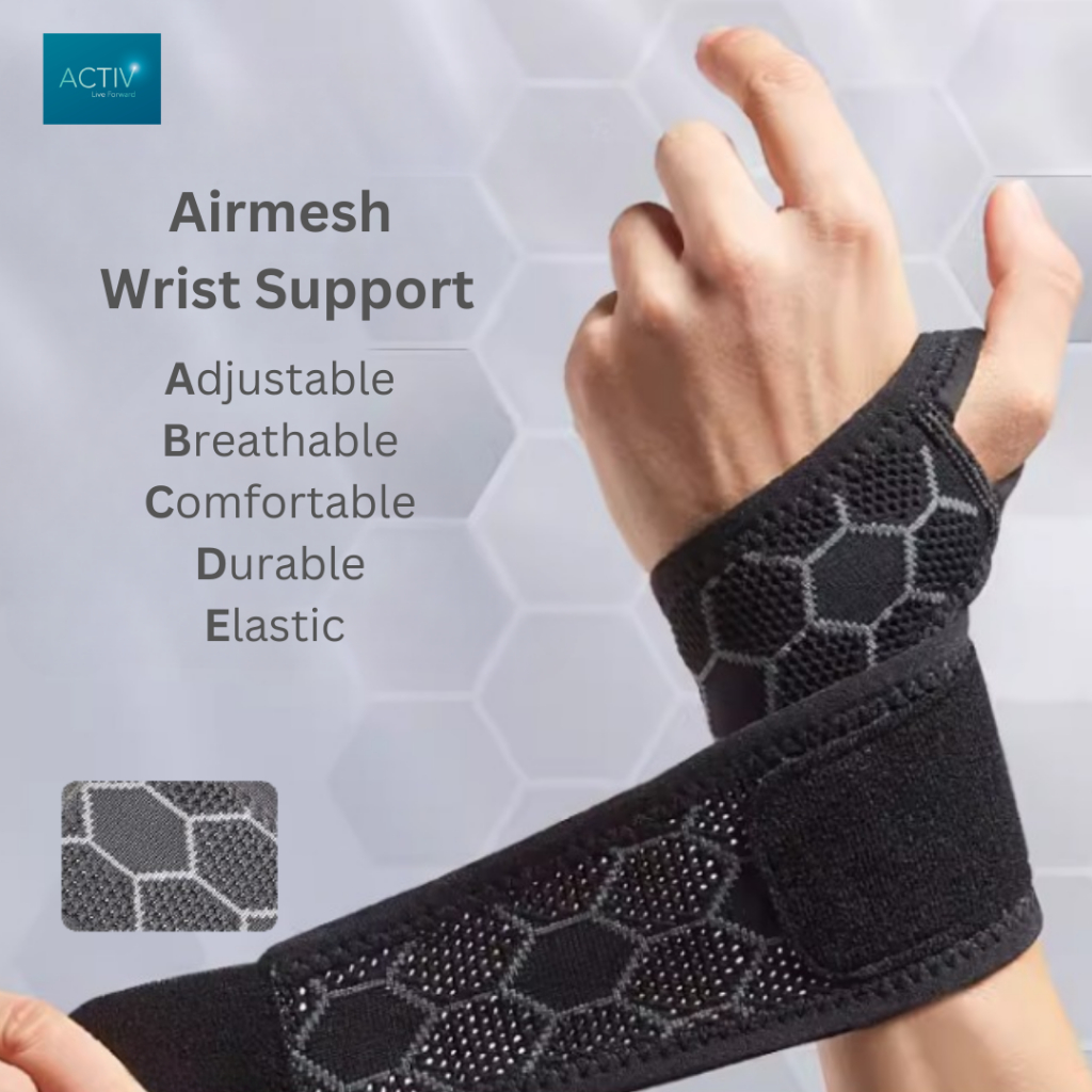 ACTIV Airmesh Wrist Support 1pc bowling tennis badminton volleyball