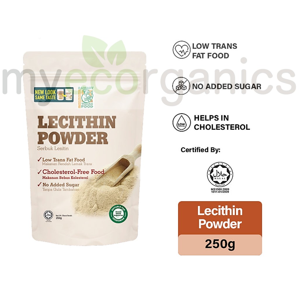 * EXP 2/2025 * Radiant Lecithin Powder 250gm (Halal) Shopee Malaysia