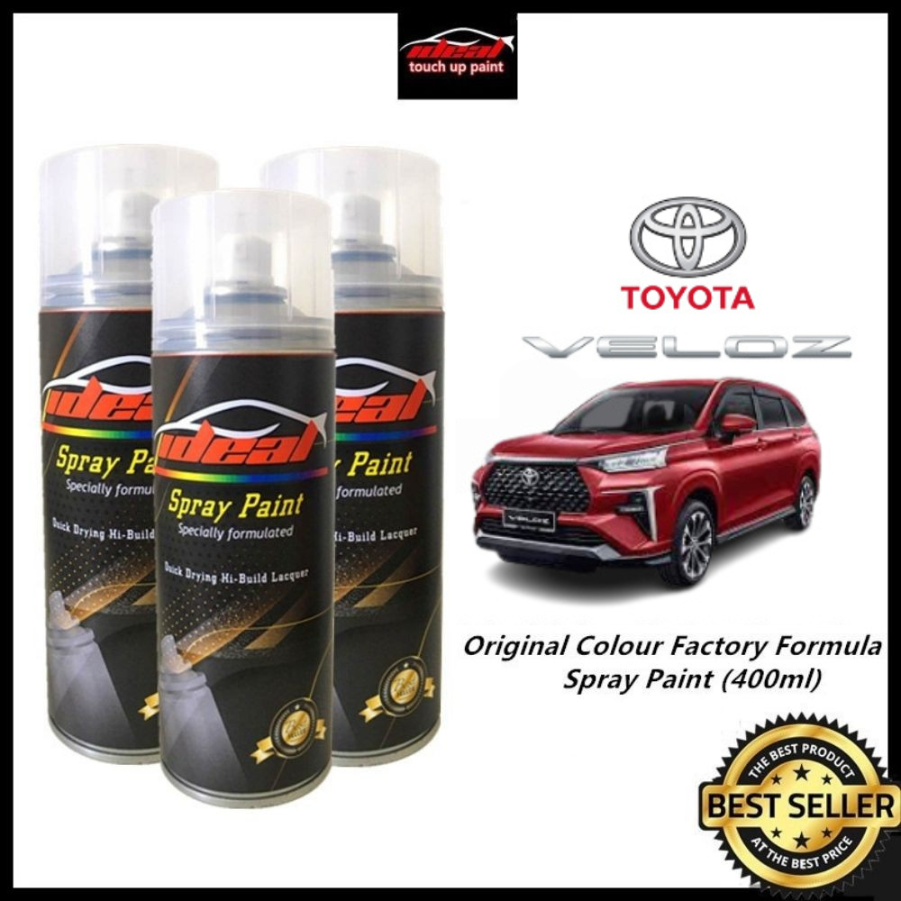 TOYOTA VELOZ Ideal Original Colour Touch Up Spray Paint Car Paint Cat ...