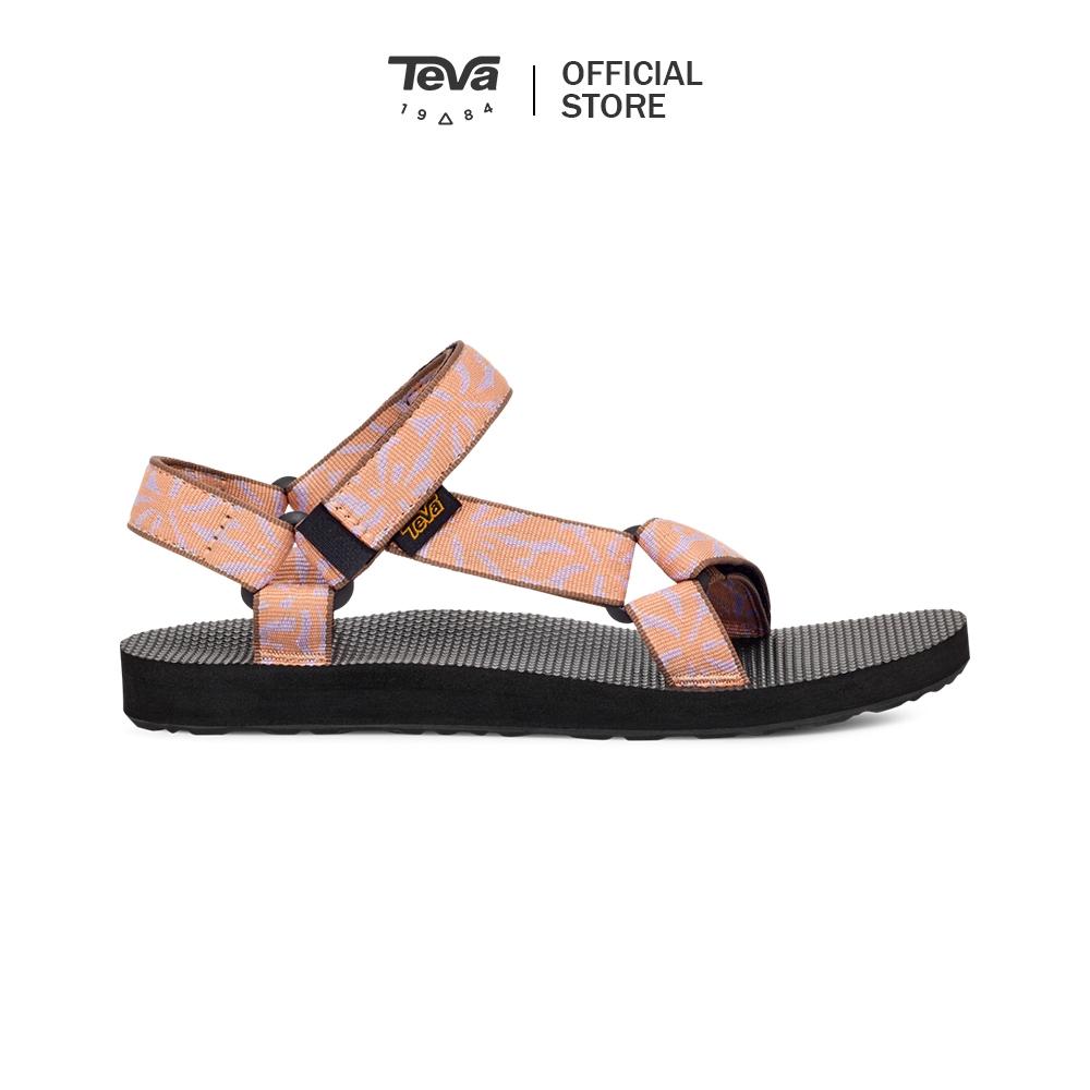 Teva Original Universal For Women - Beach Floral Peach Bloom | Shopee ...