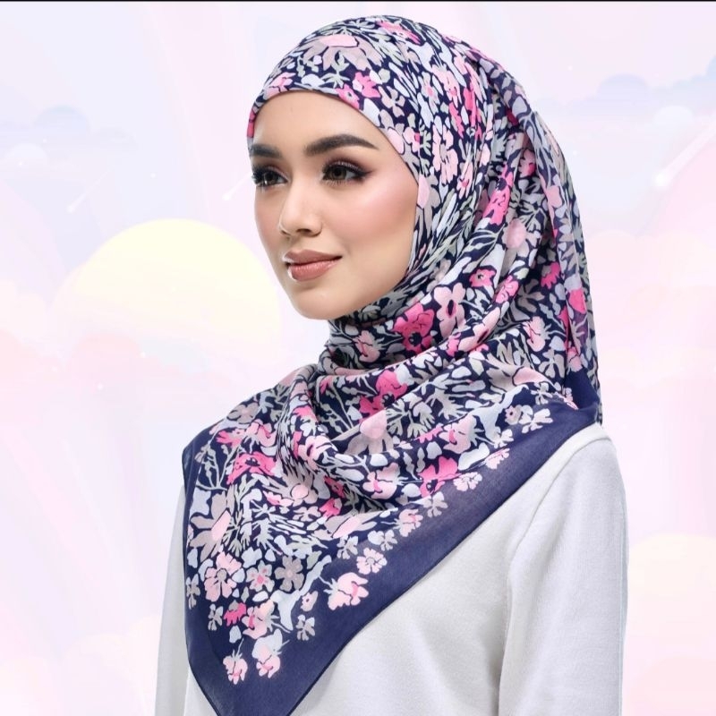 Shawlpublika Whimsical Collection TUDUNG BAWAL CORAK PRINTED BAWAL ...