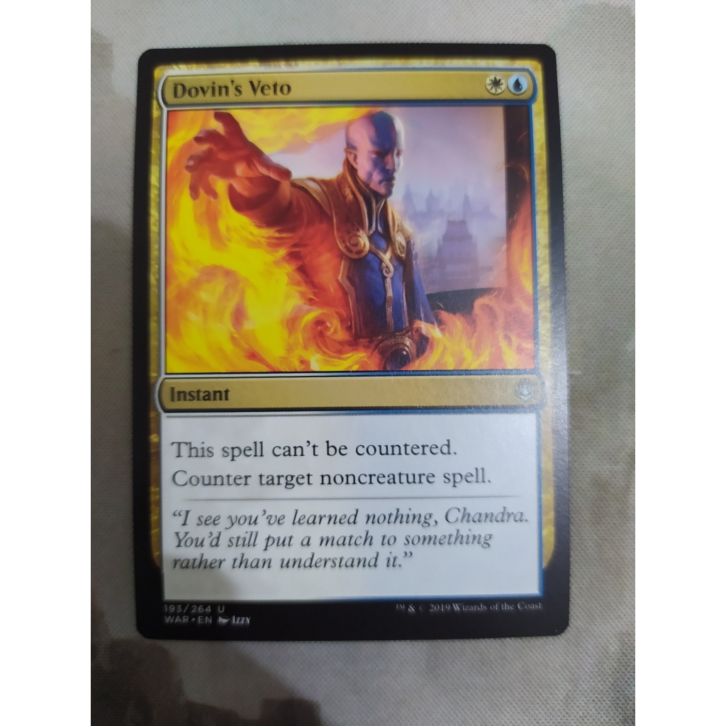 MTG Dovin's Veto (Magic The Gathering) | Shopee Malaysia