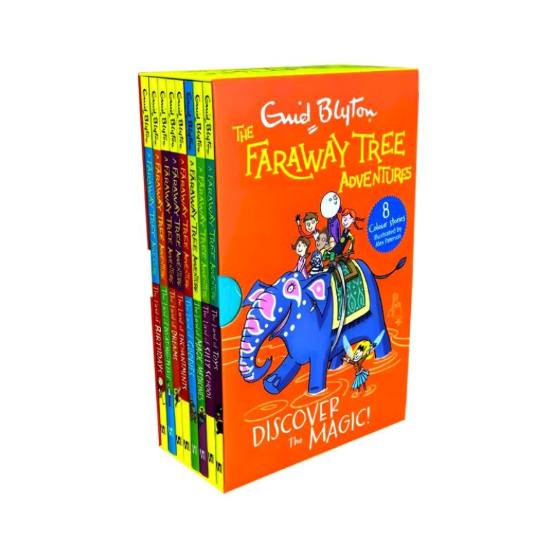 (100 Original) Enid Blyton The Faraway Tree Adventures 8 Book Colour
