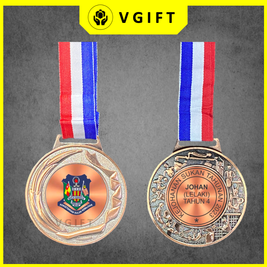 [KL SELLER] Custom Metal Medal Murah Medal Custom Medal Besi Badminton ...