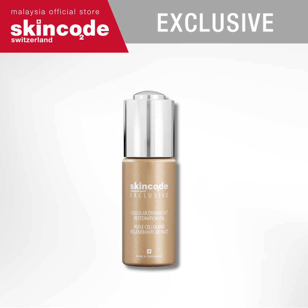 Skincode EXCLUSIVE Cellular Overnight Restoration Oil (50ml) | Shopee ...
