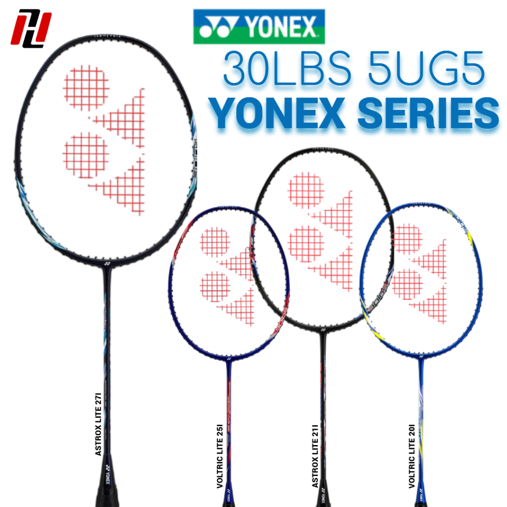 Yonex Racket Astrox Lite 21i & 27i, Voltric Lite 20i & 25i 5UG5 Max ...