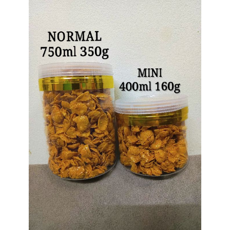 MIX COMBO NORMAL 250G + MINI 160G CORNFLAKES CARAMEL MADU IN JAR ...