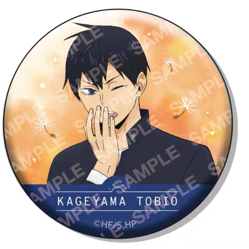 Haikyu Pommop Badge Official Shoyo Hinata Kageyama Tobio Toru Oikawa Kenma Kozume Kuroo Akaashi