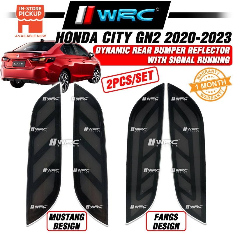 Honda City GN2 2020 - 2023 Dynamic Rear Bumper Reflector With Signal ...