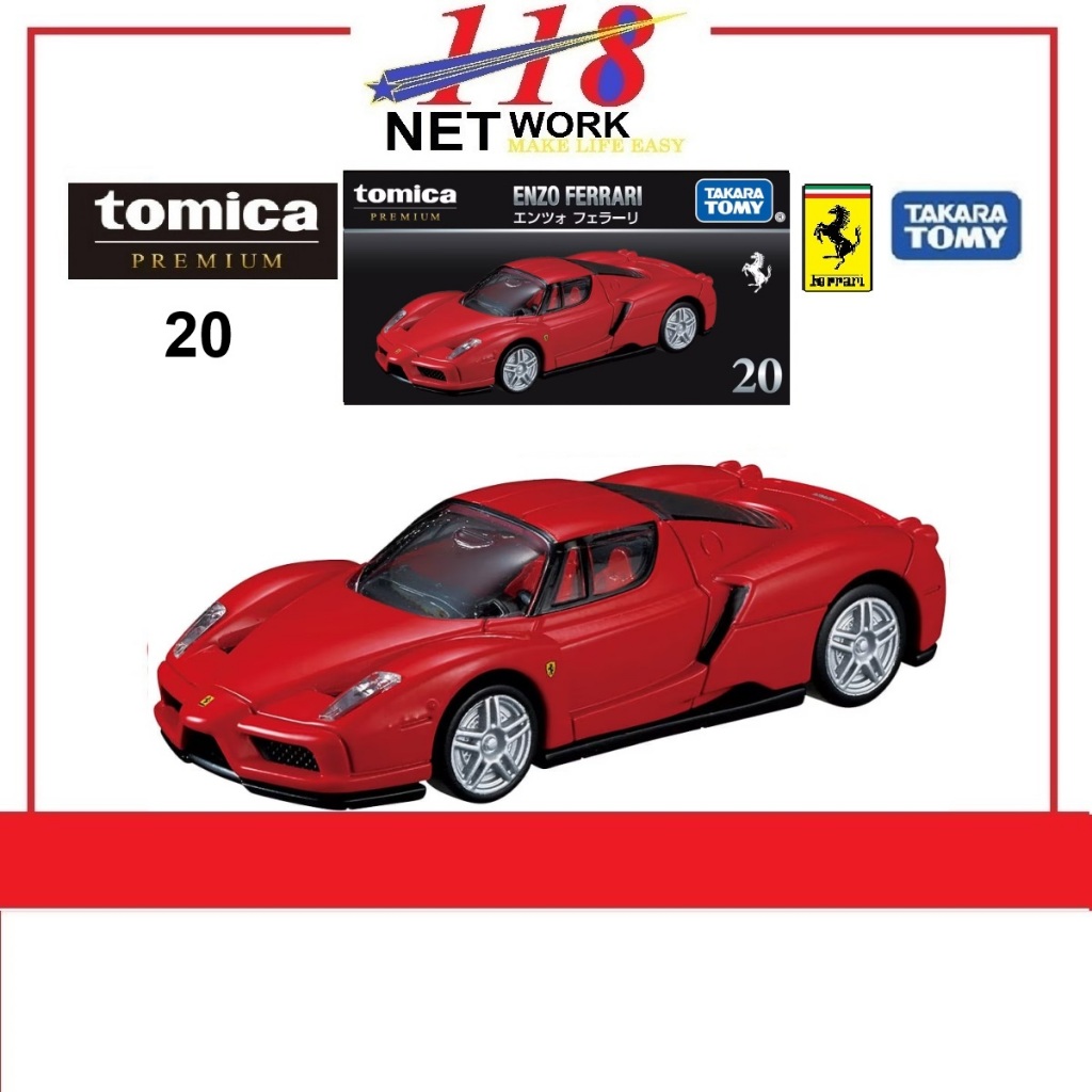 TAKARA TOMY TOMICA Premium 2024 20 Enzo Ferrari Die Cast Car Models ...