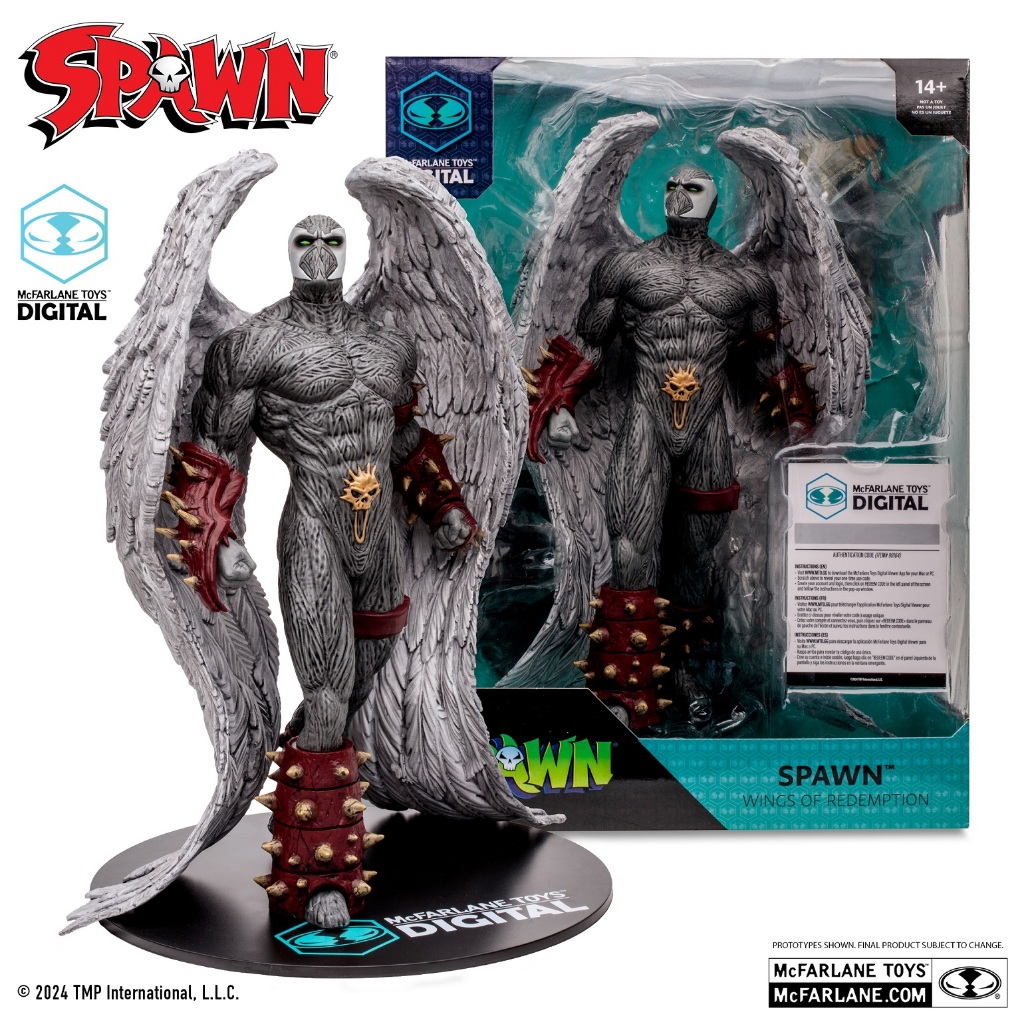 Mcfarlane Toys Spawn 1:8 Scale Spawn (Wings of Redemption) WITH ...