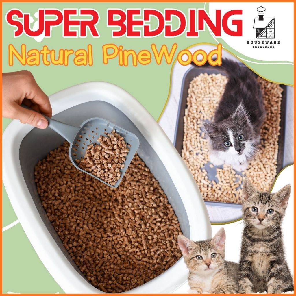 10KG SuperTop Pet Bedding Pine Wood Pinewood Pallet Cat Litter Toilet