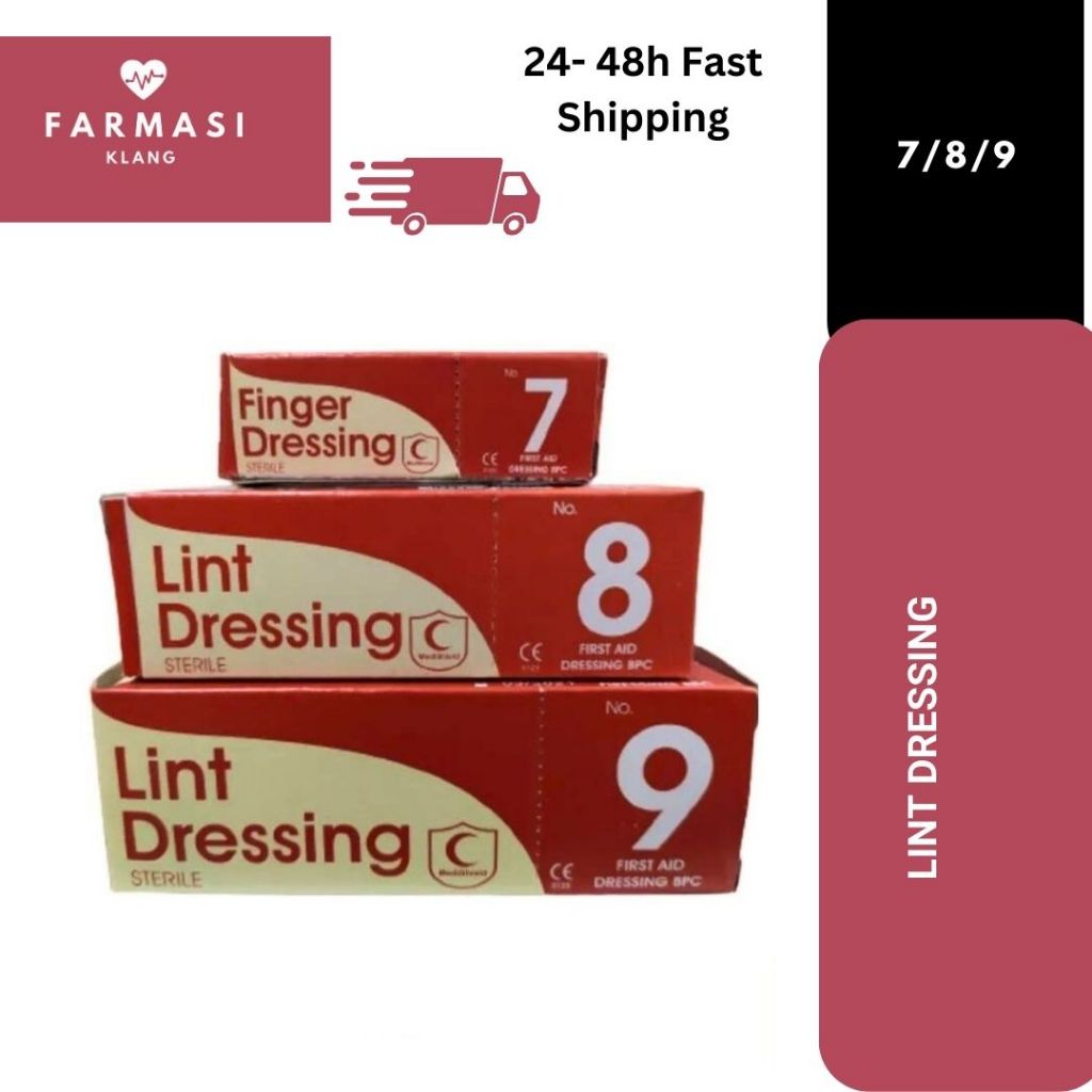 Lint Dressing Sterile 7/8/9 | Shopee Malaysia