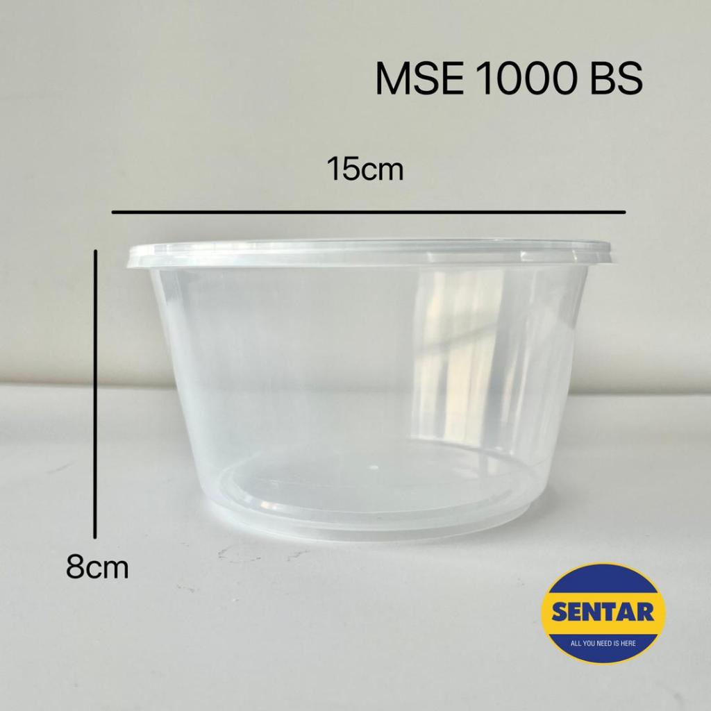 MSE 1000 B Disposable Round Plastic Food Container Environment-Friendly ...