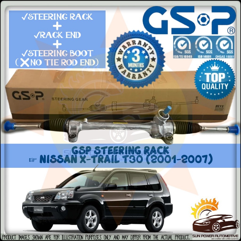 Nissan Xtrail X-TRAIL T30 (2001-2007) ORIGINAL GSP Power Steering Gear ...