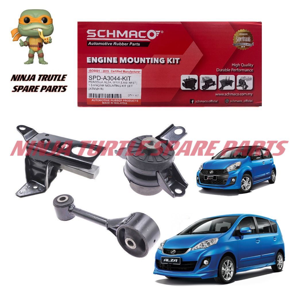 PERODUA MYVI LAGI BEST 1.5 / ALZA ENGINE MOUTING KIT SET SCHMACO SPD ...