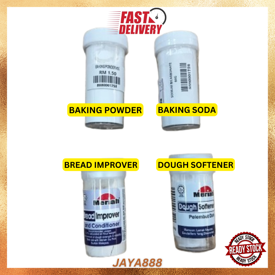 MERIAH DOUGH SOFTENER 50G /BREAD IMRPOVER 35G / BAKING POWDER / BAKING
