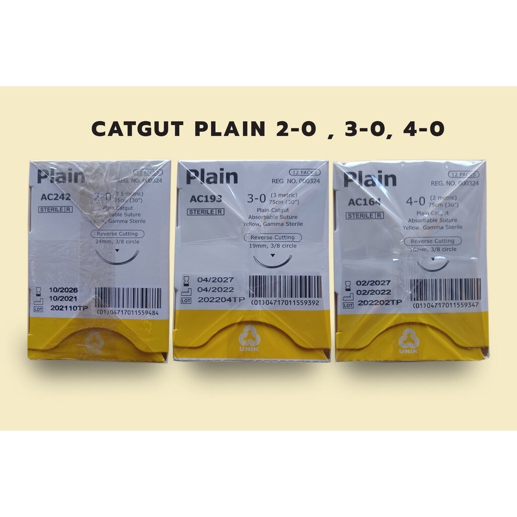 Sutures Catgut Plain ( UNIK ) | Shopee Malaysia