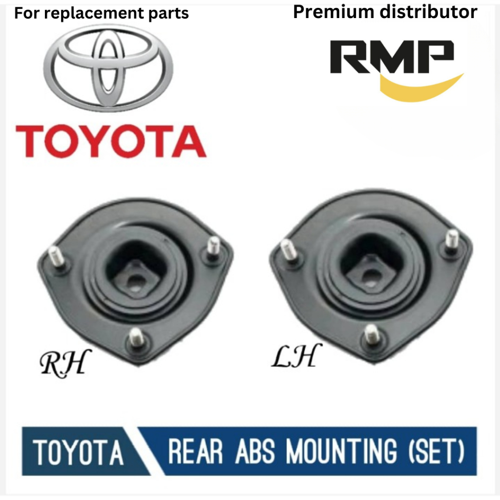 TOYOTA Rear Absorber Mounting Set for Toyota Corolla SEG AE101 / AE111 ...