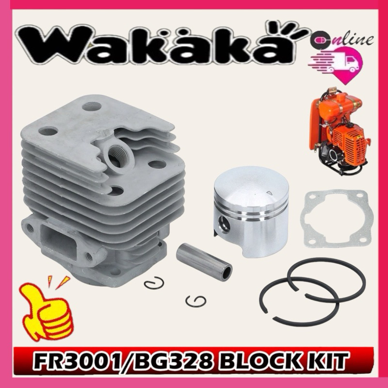 BG328 Fr3001 Cylinder Block Kit Set Brush Cutter Mesin Rumput 36MM ...