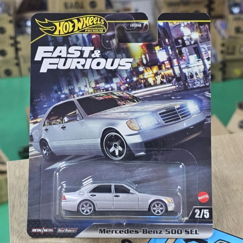 HOT WHEELS PREMIUM MERCEDES BENZ 500 SEL FAST AND FURIOUS TOKYO DRIFT ...