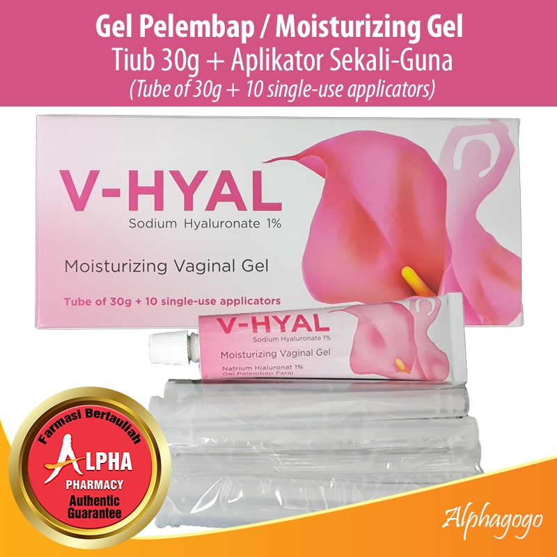 VHYAL (Gel Pelembap Faraj) Moisturizing Gel with Tube of 30g + 10