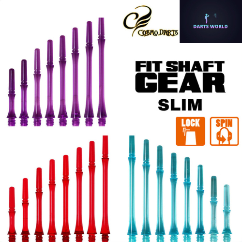 Target Dart Shafts Cosmo Fit Shaft - Titanium - Slim Spinning