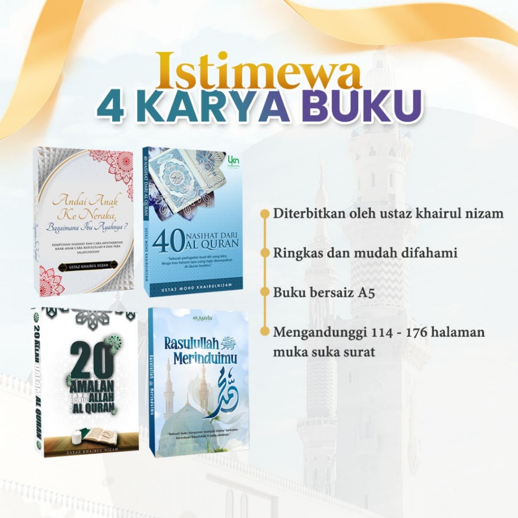 Buku Karya Ustaz Khairul Nizam (UKN) | Shopee Malaysia