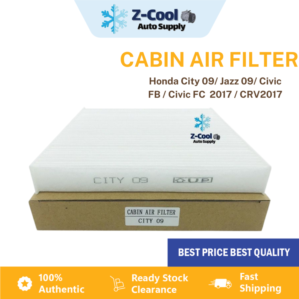 Cabin Air Filter Honda City 09/ Jazz 09/ Civic FB / Civic FC 2017 ...