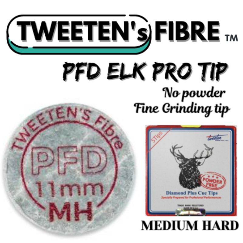ELK PFD NON-POWDER 11mm MH 𝗢𝗥𝗜𝗚𝗜𝗡𝗔𝗟 𝗨𝗦𝗔 PRINTED TIP FOR SNOOKER ...