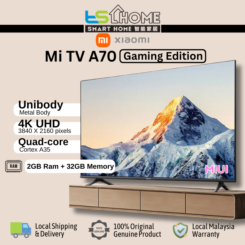 Xiaomi Mi Smart TV 70" Model 4K UHD 2160P Smart Android TV Built-in ...